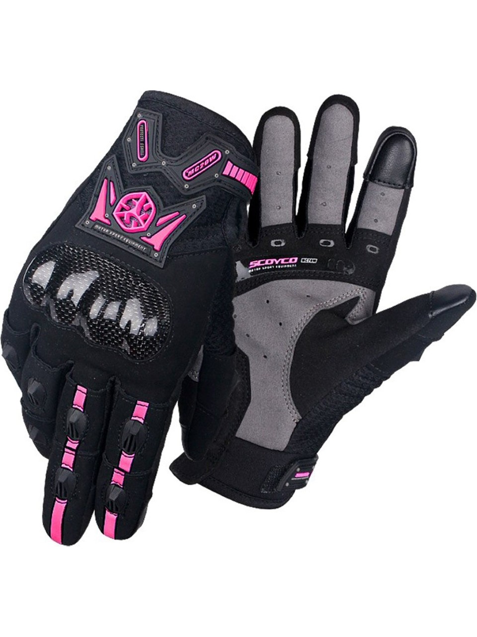 SCOYCO MC20W KARBON YAZLIK KADIN MOTOSİKLET ELDİVENİ